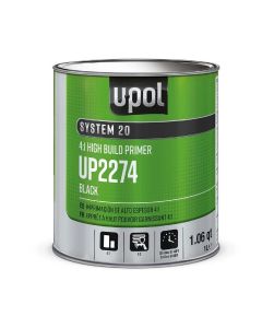 UPO2274 image(0) - U Pol Products 2274 SYSTEM 20 National Rule 4:1 High Build Primer - 1 Liter Tin - Black
