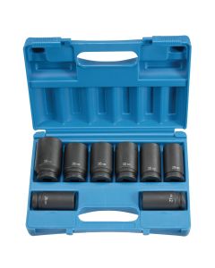GRE8134MD image(1) - Grey Pneumatic 3/4" Drive 8 Piece Deep Metric Set