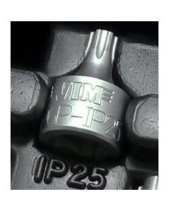 VIMTP6P-IP25 image(0) - VIM Tools T25 TORX Plus, 1/4 Inch Square Drive One Piece Design, S2 Impact Quality
