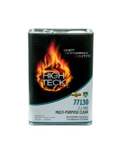 High Teck Products 77130-1 Multi-Purpose Clearcoat, 1 gal, Clear, Liquid, 2.1 lb/gal VOC, 4:1 Mixing