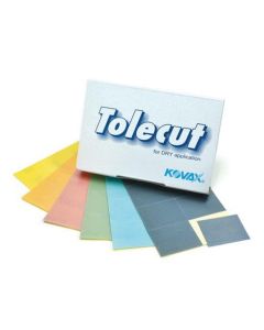 EAG1911528 image(0) - Eagle Abrasives, Inc. KOVAX Tolecut 191-1528 8-Cut Stickon Block Sheet, 70 mm W x 114 mm L, 2500 Grit, K-2500 Grade, Blue
