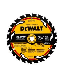 DEWALT ELITE SERIES 7-1/4 In Carbide Circular Saw Blade 24 Tooth with 5/8 in Arbor (1 Pack)