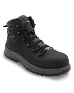 FSIA8201-12D image(0) - Avenger Work Boots Framer MAX Mid - Men's - CT|EH|PR|WP|SR|SF|B&W - Black - Size: 12 - D - (Regular)