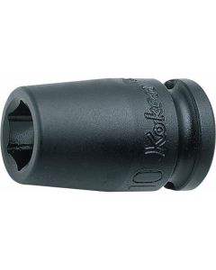 KKN13400M-6 image(0) - Ko-ken USA 13400M-6 3/8 Sq. Dr. Socket 6mm 6 point Length 32mm