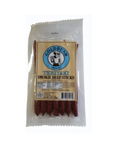 Gold Rush Jerky Teriyaki 7 oz. Beef Sticks - 12 Count (6 lbs.)