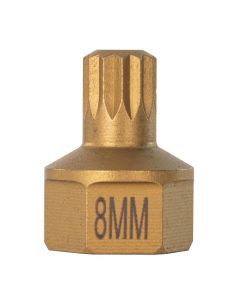 Mayhew No. 8 Triple Square Dual Drive Bit, 1/2" Drive