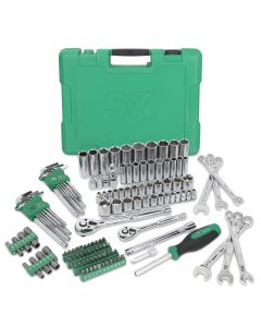 SKTSK01540 image(0) - S K Hand Tools 1/4" & 3/8" Drive, 137 Piece, 6 Point, Shallow & Deep, SAE & Metric Mechanics Tool Set
