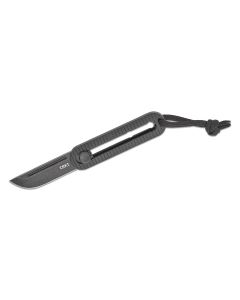 CRK4800 image(0) - CRKT (Columbia River Knife) KatanaX D2 Stonewash Plain Blade Manual OTF Grivory Handle - Black