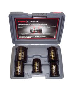 Ingersoll Rand Impact Skt Set 1/2" 5 Pc