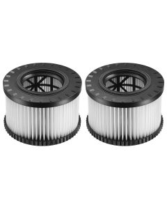 DWTDWV9330 image(1) - DEWALT Replacement HEPA Filter Set For DWV010 & DWV012 (Type 2) Dust Extractors