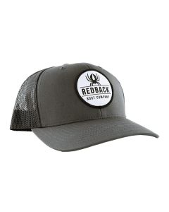 RDBHATRTC image(1) - Redback Boots USA Retro Trucker Hat w/ Patch - Charcoal