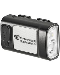 STL61627 image(0) - Streamlight SL-SideSaddle USB Hat Light - Includes (1) Polymer Battery, USB-C Cord and Hat Mount - Black
