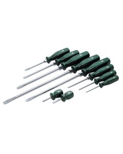 S K Hand Tools Screwdriver Set 9 Pc. Combination Suregrip
