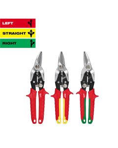 MLW48-22-4563 image(1) - Milwaukee Tool Aviation Snip Set - 3 Piece