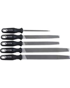 NIC22040HN image(1) - Cooper Tools 5 PIECE GENERAL PURPOSE FILE KIT ERGONOMIC HANDLES
