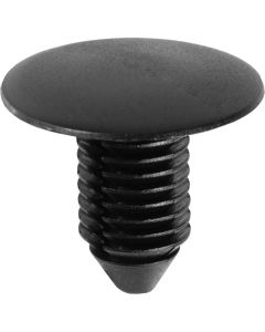 AVC12137 image(0) - AUVECO 12137 Single Head Radiator Apron Panel Retainer, 1 in Dia Bottom Head, Nylon, Black