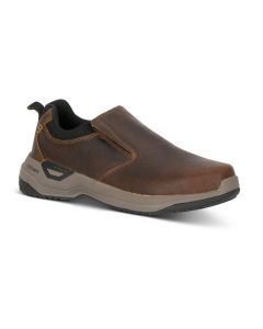 FSIA9006-8-5D image(0) - Avenger Work Boots Foreman MAX Low Slip-On - Men's - CN|EH|SR|SF - Brown - Size: 8.5 - D - (Regular)