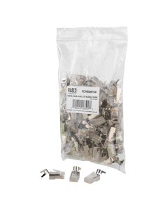 Klein Tools Pass-Thru&trade; Modular Data Plug, RJ45-CAT6A, Shielded (STP), 100-Pack