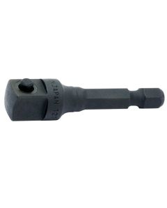 Ko-ken USA 112-50P 1/4 Hex Dr. Adaptor 3/8 Square Length 50mm Pin type