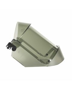 OBR21AGR30AFA3500 image(1) - OBERON Face Shield - Arc Flash - 30 Cal TCG - With Hard Hat Adapters - fits MSA V-Guard Hard Caps (Size Regular) - Lens Color: Clear Grey Anti-Fog
