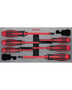Vessel Tools No.960 Megadora Insulated Screwdriver 6pcs set EVA