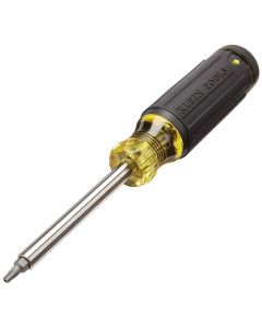 KLE32308 image(0) - Klein Tools 8-in-1 Multi-Bit Adjustable Length Stubby Screwdriver
