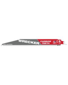 MLW48-00-5242 image(2) - Milwaukee Tool 9" 6 TPI THE WRECKER with Carbide Teeth SAWZALL Blade 1PK