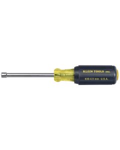 KLE63038 image(0) - Klein Tools 3/8-Inch Nut Driver with 3-Inch Hollow Shaft