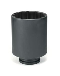 Grey Pneumatic 1-1/2" Drive x 2-1/2" Deep - 12 Point Socket