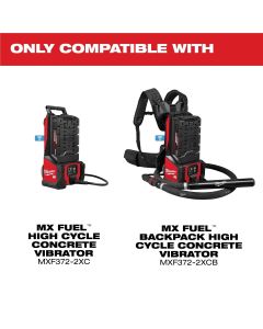 MLW48-37-3218H image(1) - Milwaukee Tool MX FUEL High Cycle Concrete Vibrator 32 Feet Whip with 1.75 Inch Head