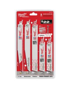 MLW49-22-1105 image(1) - Milwaukee Tool SAWZALL Demolition Blade Set - 5PC