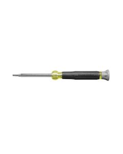 KLE32593 image(0) - Klein Tools Multi-Bit Ratcheting Screwdriver, 6-in-1, Stubby, Ph, Sl, Nut Bits