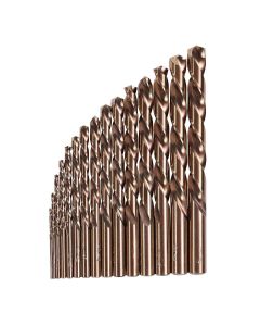 KNK15KK6 image(1) - KnKut KnKut 15 Piece Left Hand Jobber Length Drill Bit Set 1/16"-1/2" by 32nds