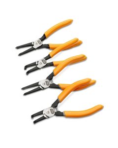 KDT89701 image(0) - GEARWRENCH 4 Piece Fixed Joint Internal/External Snap Ring Pliers Set