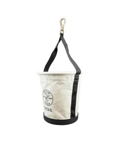 Klein Tools Canvas Bucket with Drawstring Close, 22-Inch