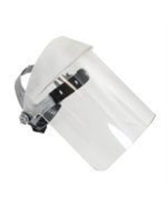 OBR128AFR image(0) - Oberon Face Shield with Ratcheting Headgear - Scratch Resistant Polycarbonate - Window: Clear Anti-Fog