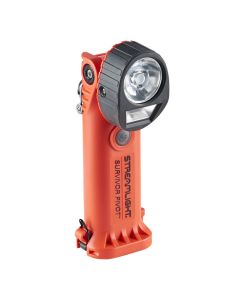 STL91830 image(0) - Streamlight Survivor Pivot Magnet - 120V/100V AC/12V DC (Alkaline Battery Carrier Not Included) - Orange