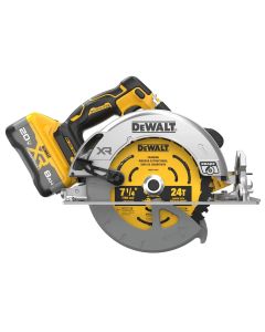 DWTDCS590WW1 image(0) - DeWalt 20V MAX* XR Brushless Cordless 7-1/4-in. Circular Saw Kit