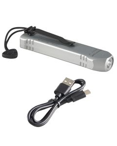 STL88819 image(1) - Streamlight Wedge XT - Includes USB-C Cord, Lanyard - Box - Silver