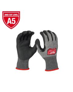 MLW48-73-7150 image(0) - Milwaukee Tool Cut Level 5 High-Dexterity Nitrile Dipped Gloves - S