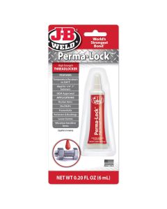 JBW27106 image(1) - J B Weld J-B Weld 27106 Perma-Lock High Strength Threadlocker - Red - 6 ml.
