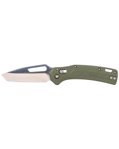 KLEOGK001GNT image(0) - Klein Tools KTO Resurgence Knife, Tanto Blade, Moss Green Handle
