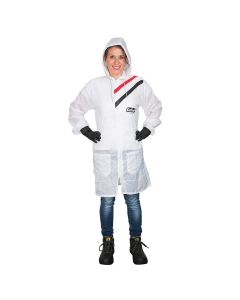 EMM510162PLAIN-USAB image(0) - EMM Specilaties Colad 510162 5101 Series Blank Plain Spray Coat, 3X-Large, White, Nylon