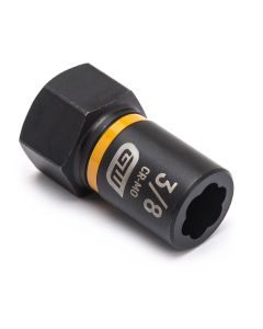 KDT84757 image(1) - GearWrench 3/8 Inch Drive Bolt Biter Impact Extraction Socket 3/8 Inch