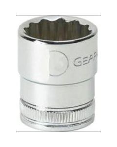 GearWrench 1/2 Inch Drive 12 Point Standard Metric Socket 15mm