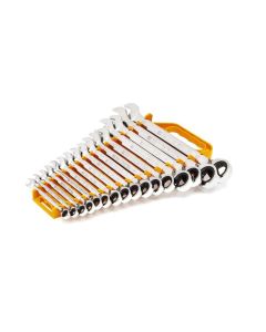 KDT9602N image(1) - GearWrench 16 Piece 72-Tooth 12 Point Reversible Ratcheting Combination Metric Wrench Set