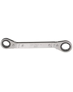 KLE68238 image(0) - Klein Tools Reversible Ratcheting Box Wrench, 1/2 x 9/16-Inch