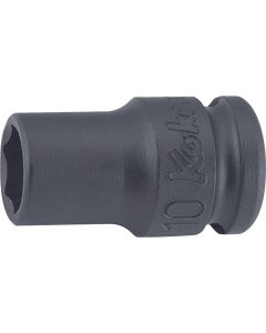 KKN13401M-16 image(0) - Ko-ken USA 13401M-16 3/8 Sq. Dr. Socket 16mm 6 point Length 32mm Thin walled