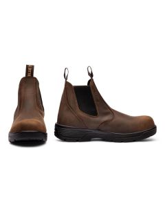 RDBBTF9 image(0) - Redback Boots USA Blue Tongue Station 6-inch Brown  Slip On (9US)