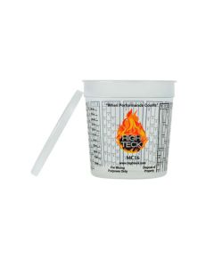 High Teck Products MC16L Lid, Polypropylene, For 1 pt Mixing Cups